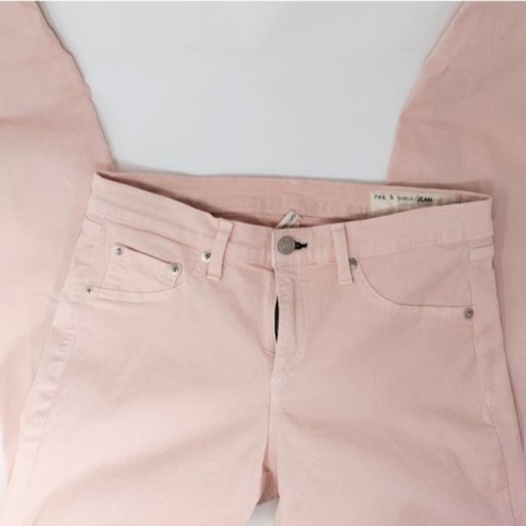 Rag & Bone Blush Zipper Capri Jeans 29 - Picture 3 of 9